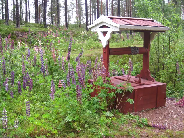 Brunnen bei der Hütte