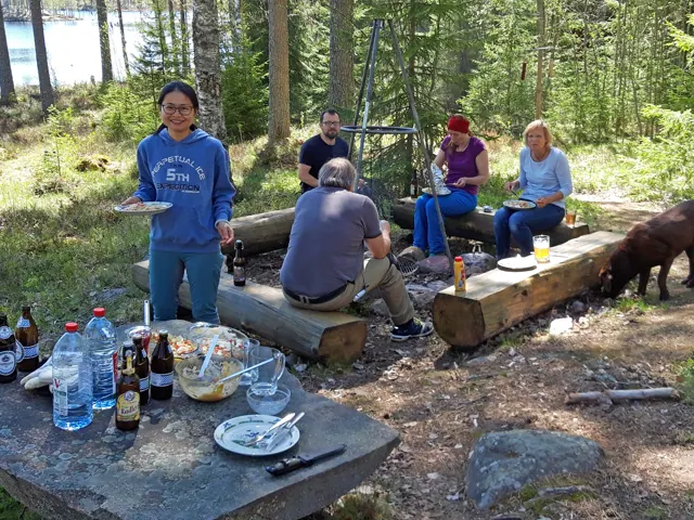 Gemeinsamer Abend am Lagerfeuer